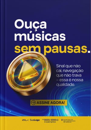 Ouça musicas sem pausas